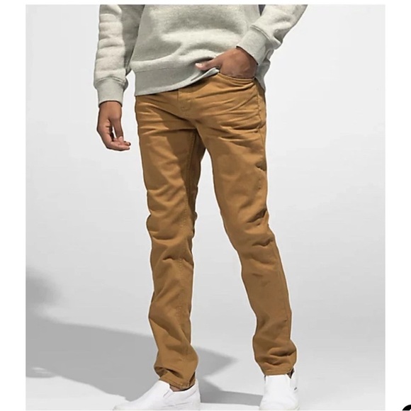 Empyre Verge Tapered Tobacco Skinny Jeans Men’s Size 32 - Picture 1 of 14